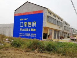 盐源农村墙体广告在不同形式上面展现的不同特色
